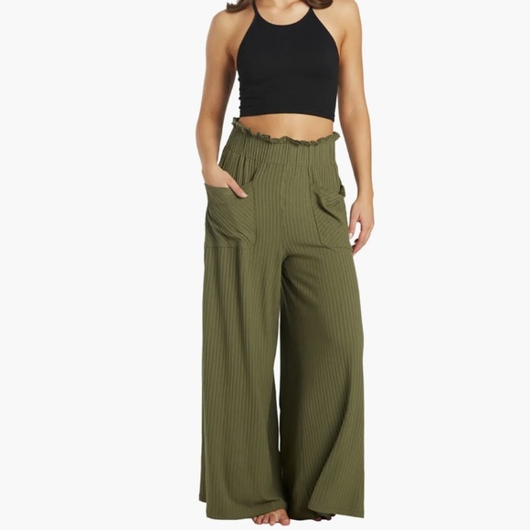 Free People Pants - Nwt FREE PEOPLE BLISSED OUT WIDE LEG PANTS